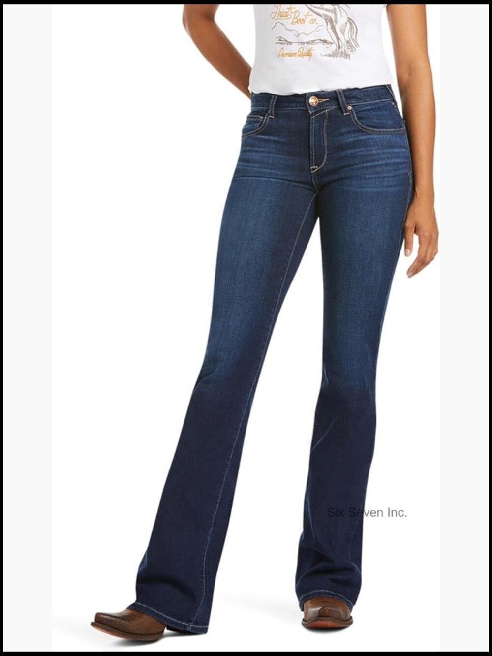 Ultra Stretch Perfect Rise Katie Flare Jean - 94% Cotton 6% Spandex
